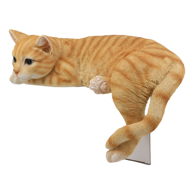 cat shelf sitter figurine